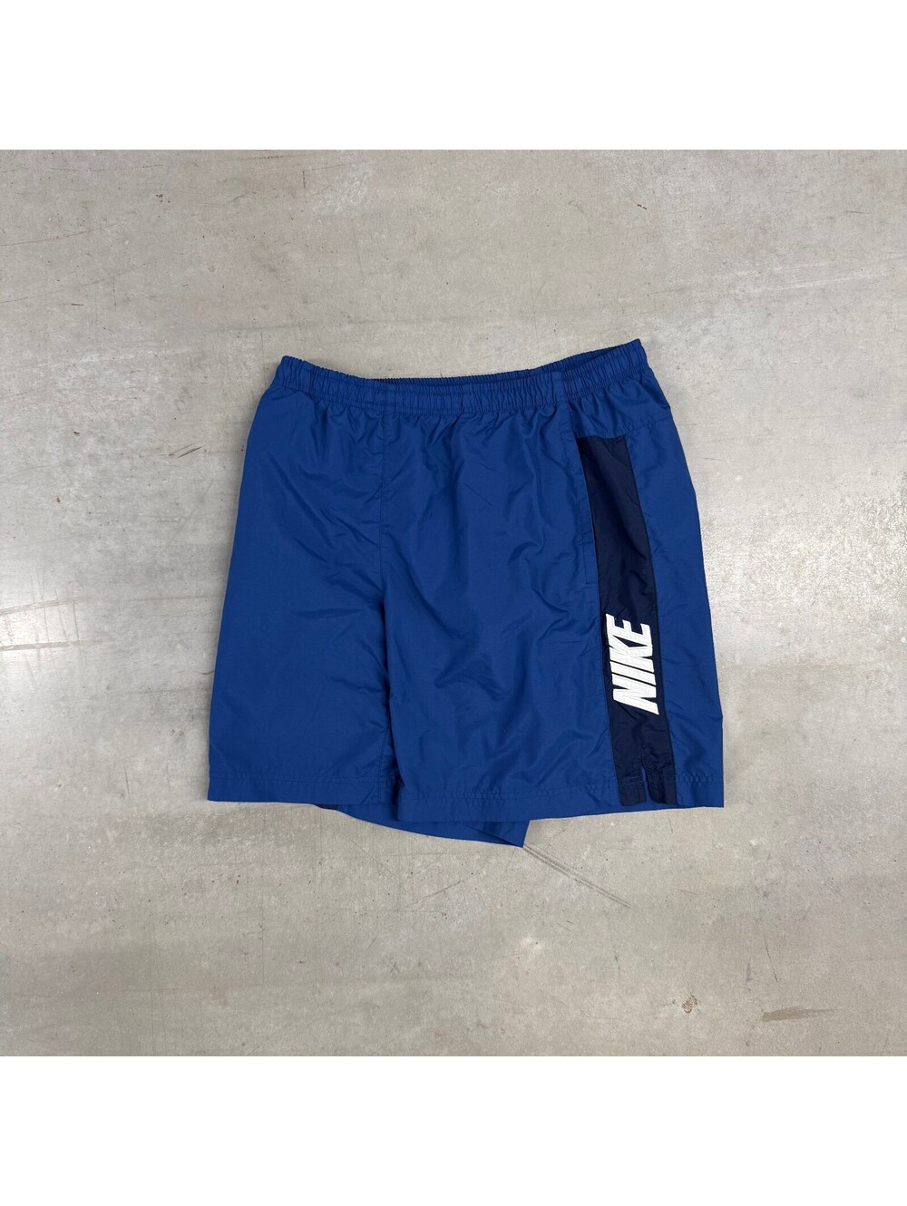Vintage Y2K Nike Sportswear Two Tone Board Shorts Blue Large